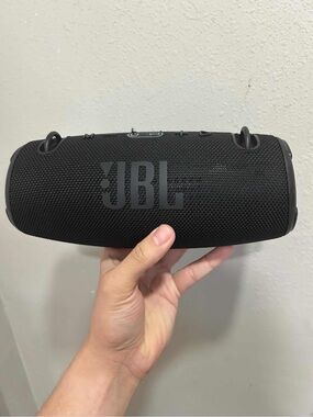 JBL Black Portable Bluetooth Speaker with Carry Rings